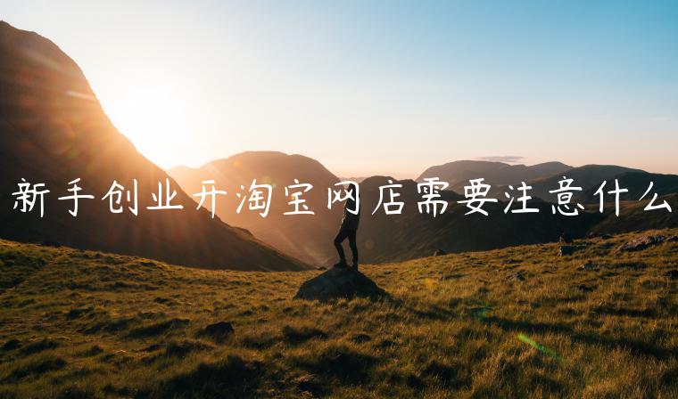 新手創(chuàng)業(yè)開淘寶網(wǎng)店需要注意什么